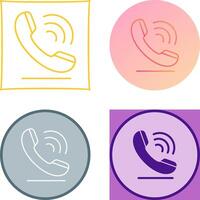 Phone Call Icon Design vector