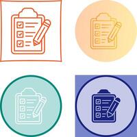 Checklist Icon Design vector