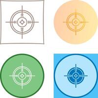 Aim Icon Design vector