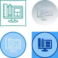 Web Design Icon Design vector