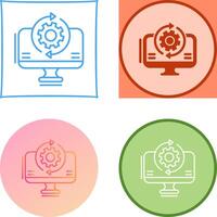 Synchronization Icon Design vector