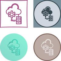 Big Data Icon Design vector