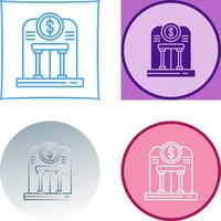 Bank Icon Design vector