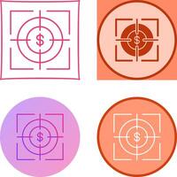 Target Icon Design vector