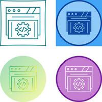 Development Icon Design vector