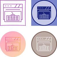Keyboard Icon Design vector