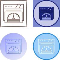 Speedometer Icon Design vector