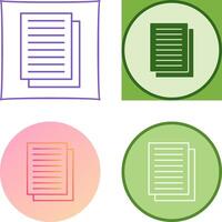 Document Icon Design vector