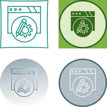 Setting Icon Design vector