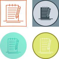 Check Up List Icon Design vector