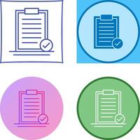 Selected Icon Design vector