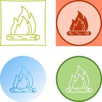 Fire Icon Design vector