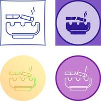 Broken Cigarette Icon Design vector