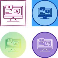 Faq Icon Design vector