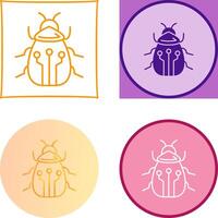 Bug Icon Design vector