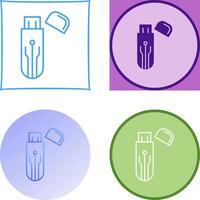 Usb Icon Design vector