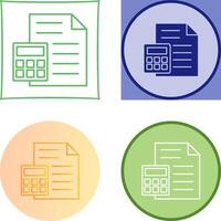 Calculator Icon Design vector