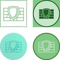 Firewall Icon Design vector