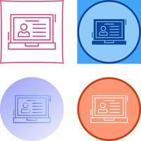 Laptop Icon Design vector