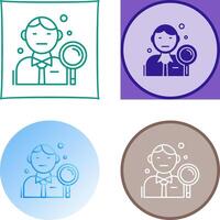 Candidate Icon Design vector