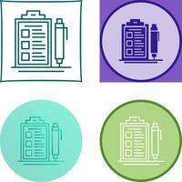 Check List Icon Design vector