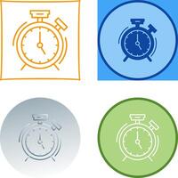 diseño de icono de reloj de alarma vector