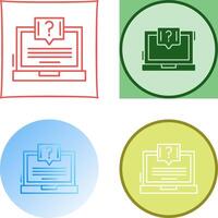 Question Icon Design vector