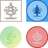 Pine Tree Icon Design vector