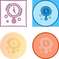 Wall Clock Icon Design vector