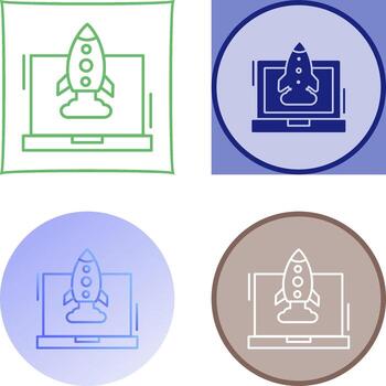 Rocket Icon Design vector