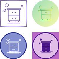 Table Icon Design vector