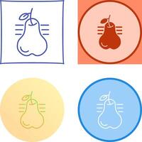 Pear Icon Design vector