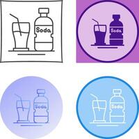 Soda Icon Design vector