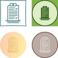 Check List Icon Design vector