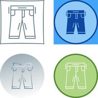 diseño de icono de pantalones vector