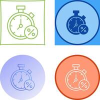 Timer Icon Design vector