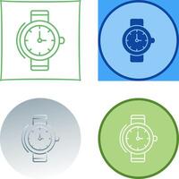 Wrist Watch Icon Design vector