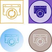 Refresh Icon Design vector