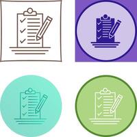 Check List Icon Design vector