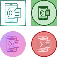 Smart Phone Icon Design vector