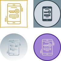 One Time Password Icon Design vector