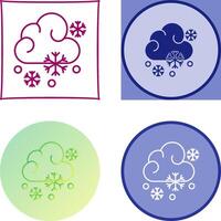 Snowy Icon Design vector
