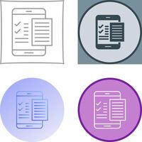 Check List Icon Design vector
