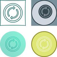Loop Icon Design vector
