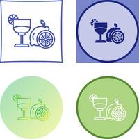 Lime Juice Icon Design vector