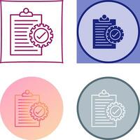 Check List Icon Design vector