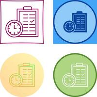 Time Planing Icon Design vector