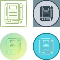 Diary Icon Design vector