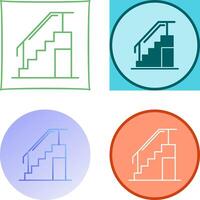 diseño de icono de escaleras vector