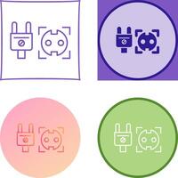 Socket Icon Design vector
